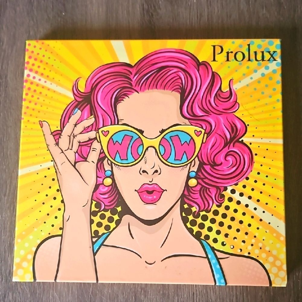 Prolux Cosmetics WOW Eyeshadow Palette Pop Art Makeup Palette 42 Pan NEW NO BOX
